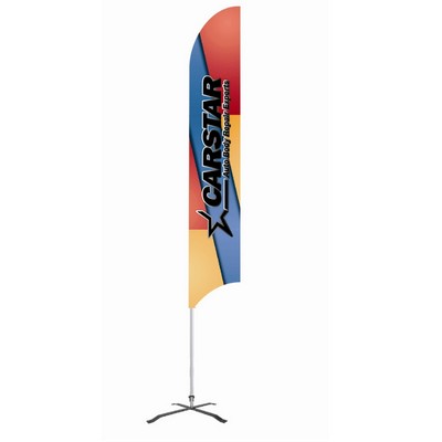 Flex Banner™ G7 Feather Flag Kit, Single-Sided 15'H
