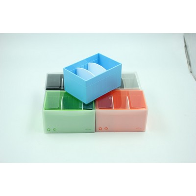 Rectangle Multi-Functional Plastic Pen Container