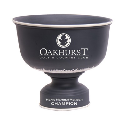 Custom Vintage Bowl Blue/Ivory White Award