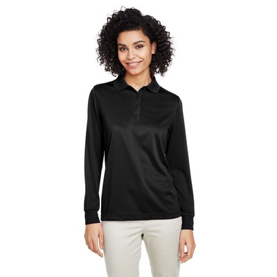 Harriton Women's Advantage Snag Protection Plus IL Long Sleeve Polo Shirt