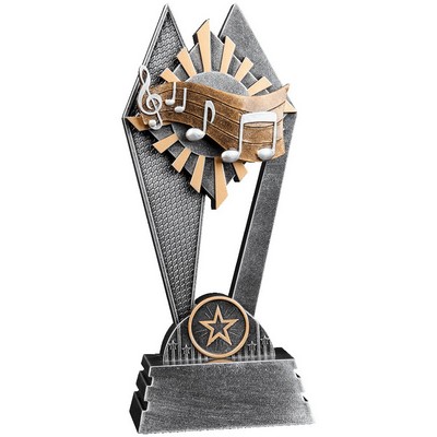 7" Sun Ray Resins Music Trophy