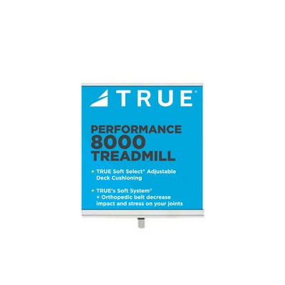 Econo 24" Extra Small Table Top Full Color Retractable Banner