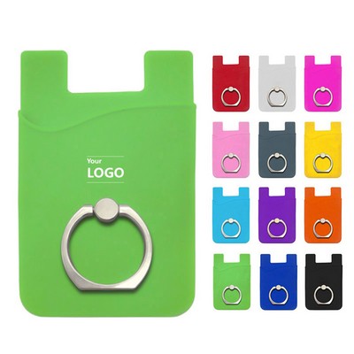 Phone Grip Wallet w/Ring Holder