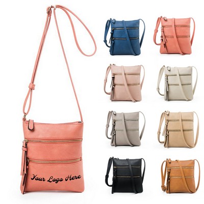Stylish Multi-Pocket Crossbody Bag