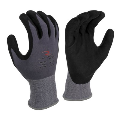 Radians® Nylon Shell with Foam Nitrile Palm Dip Gloves