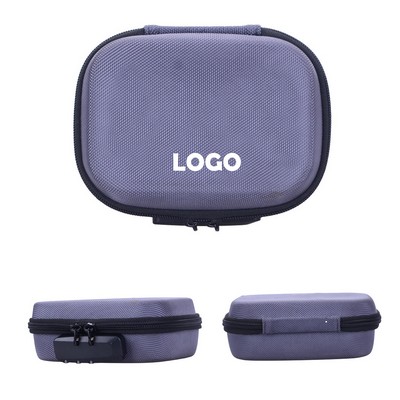Portable Medicine Cooler with Ice Pack - Gray/Black
