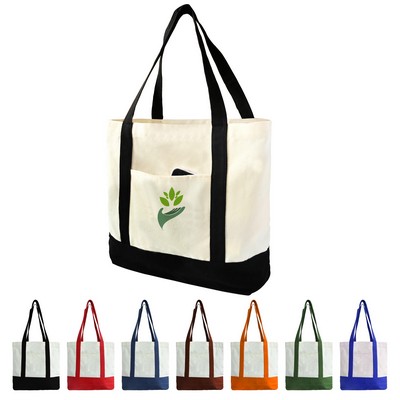 11oz Cotton Canvas Boat Tote