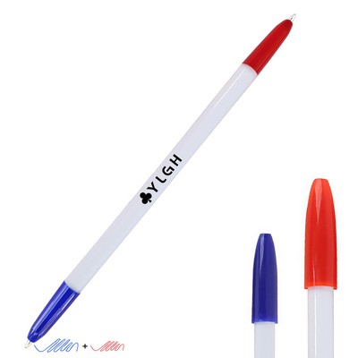 2 Colors Inks Pen With Caps