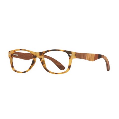 River Matte Honey Reading Glasses w/Blue Light Filtering