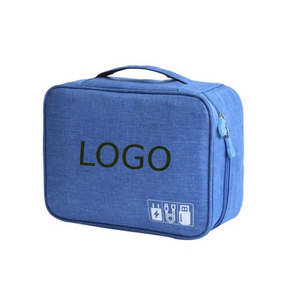 Electronics Organizer Zipper Bag