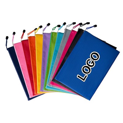 A4 Size Waterproof Zipper Pencil Pouch