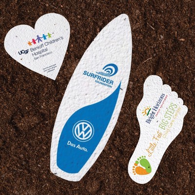 Direct Print Seeded Paper Custom Shapes - up to 10" sq