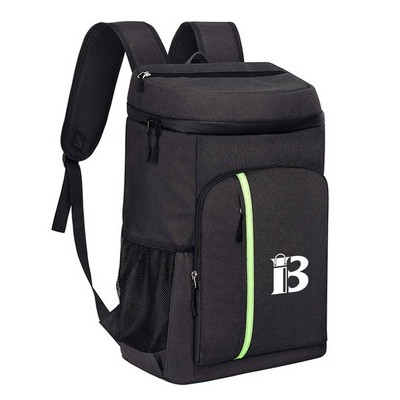 30-Can Insulated Cooler Backpack Lightweight & Leak-Proof