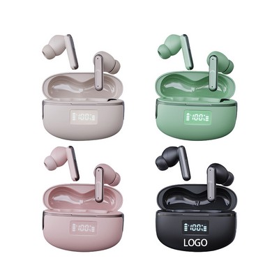 AI Translation Wireless Earphones With Digital Display