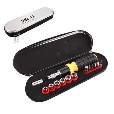 Pencil Case Style 14-Piece Tool Kit