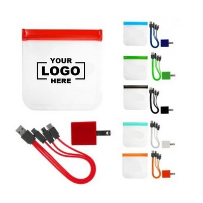 Mini Portable Triple Fast Charging Cable Set