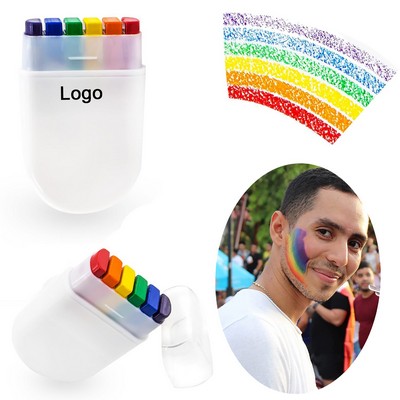 Rainbow Pride Face and Body Painting Crayons