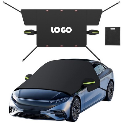 Oxford Cloth Car Sunshade & Snow-proof Half Cover