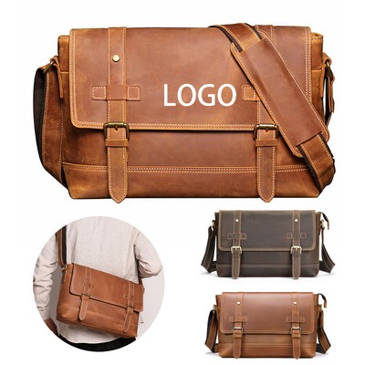 Men's Leather Shoulder Bag