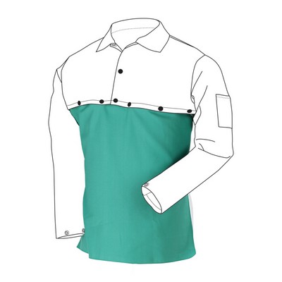 Black Stallion F9-20B 9 OZ FLAME RESISTANT COTTON 20" BIB FOR CAPE SLEEVE