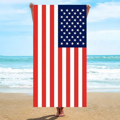35.4" x 70.8" Sublimation Microfibre Beach Towel