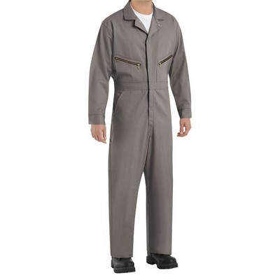 Red Kap Men's Extended Sizes Zip-Front Cotton Coverall - CC18EXT
