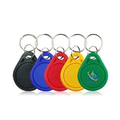 Rewritable NFC Key Fob with Metal Key Ring