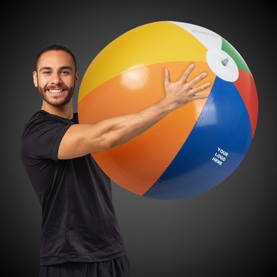 Inflatable Giant Beach Ball 48"(XL Imprintable)