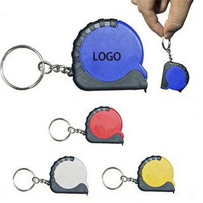 Mini ABS Retractable Tape Measure Keychain