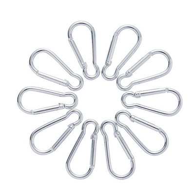 Aluminum Gourd-Shaped Carabiner Hook Multi-Purpose Spring Snap Hook for Backpacks & Luggage