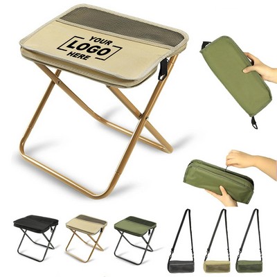 Foldable Camping Stool With Carry Bag