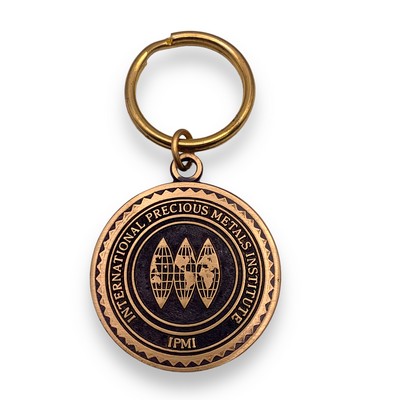1-1/4" Die Struck Key Tag - Made in USA