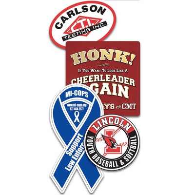 28" - 32" Square Inch Custom Shape Outdoor/Car Magnets