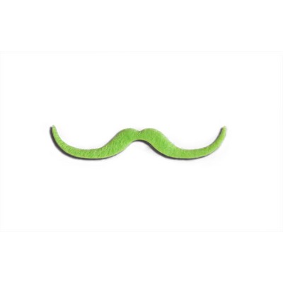 Faux Thin Mustache w/Upturned Ends