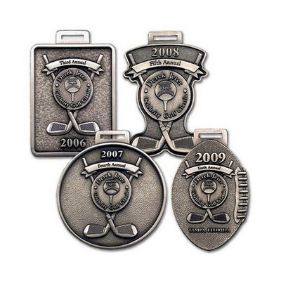 3" Pewter Bag Tag
