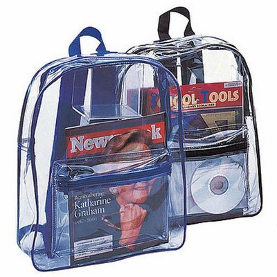 Clear PVC Security Backpack