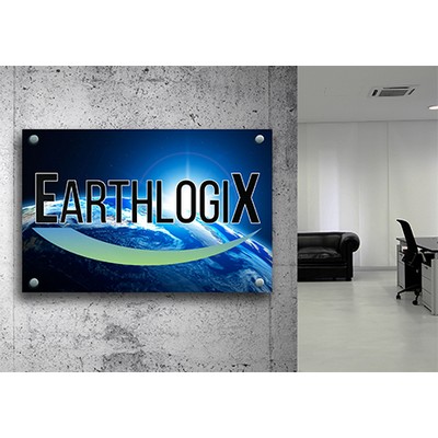 1/4"Full Color Acrylic Print Lobby Sign- 24" x 36"