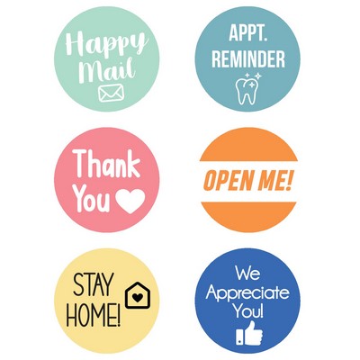 3" Circle Label