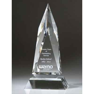 Apex Crystal Award, 10"H