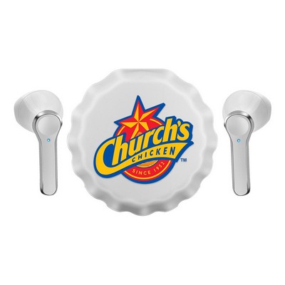 Crown Wireless Earbuds with Custom Imprint