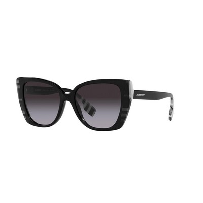 Burberry® Meryl Black/Check White Sunglasses