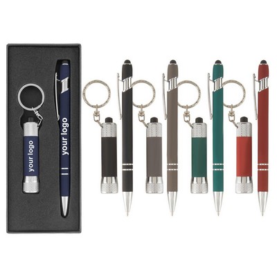 Ellipse Softy ballpoint pen and Chroma Softy LED flashlight