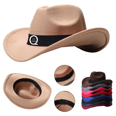 Western Wide Brim Cowboy Hat
