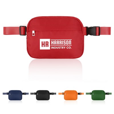 Large Capacity Cross Body Zipper Fanny Pack