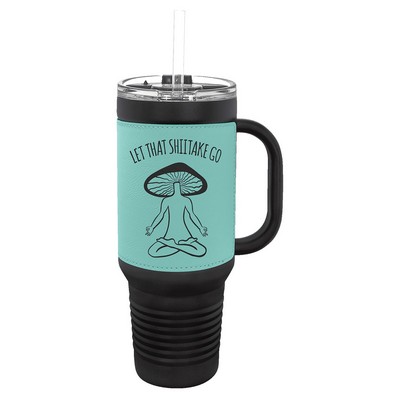 Polar Camel 40 oz. Leatherette Travel Mug