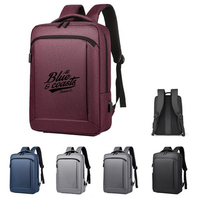 Laptop Compartment Backpack with Usb Charging