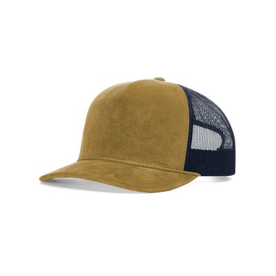 Richardson 930 Troutdale Unstructured Corduroy 5-Panel Hat with Patch of Choice