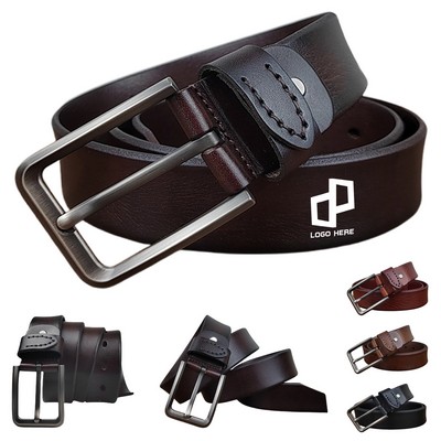 Classic Handmade Top Layer Leather Belt
