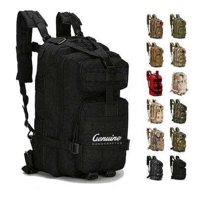 30L Double-stitched Waterproof Tactical Backpack
