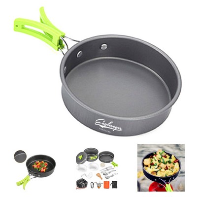 16 Pcs Camping Cookware Kit